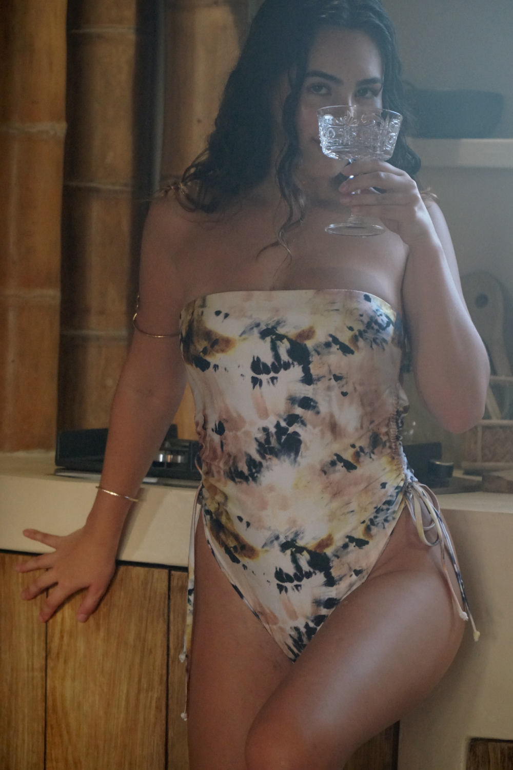 Tetris - Strapless One piece