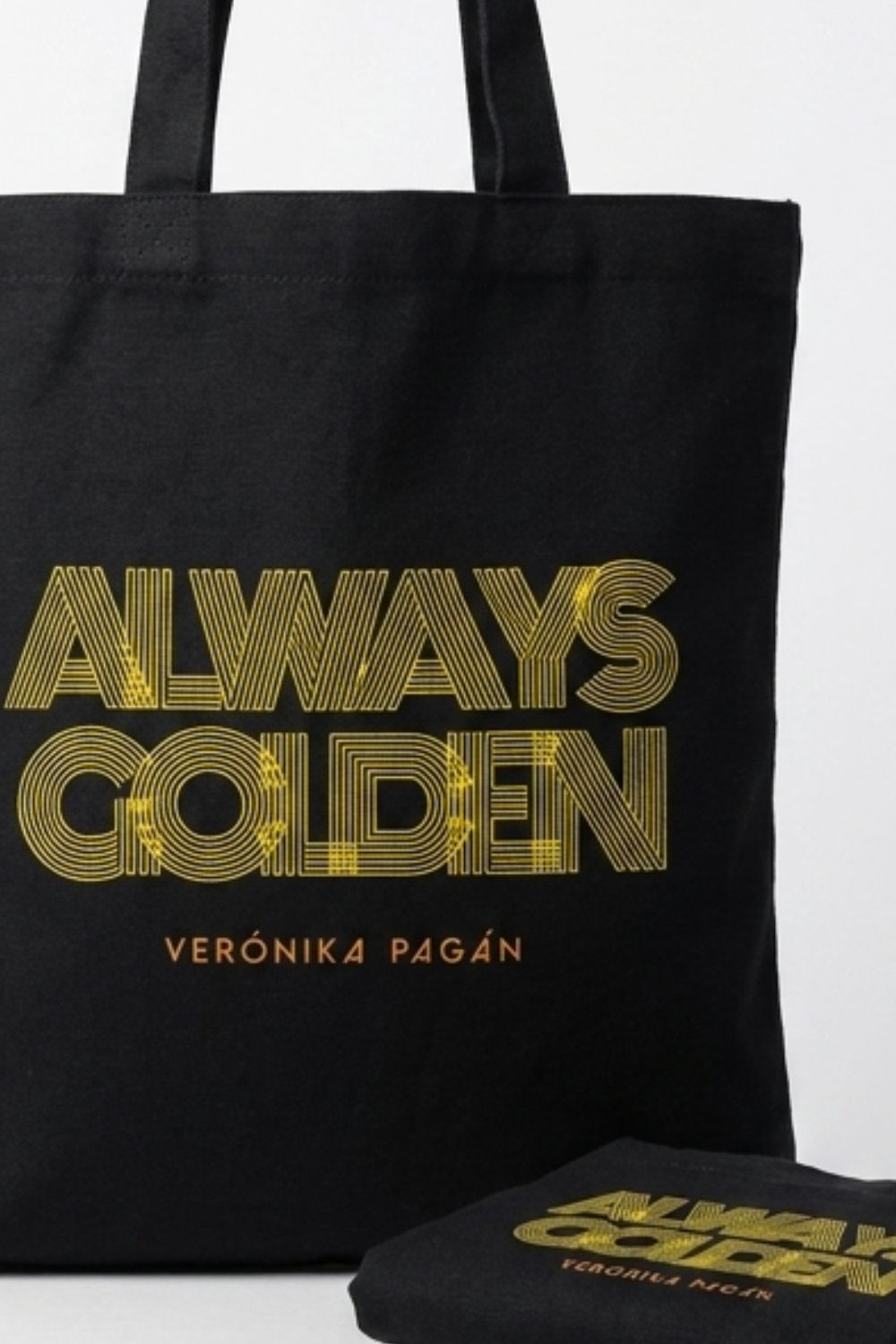 Always Golden - Handy Tote - Black