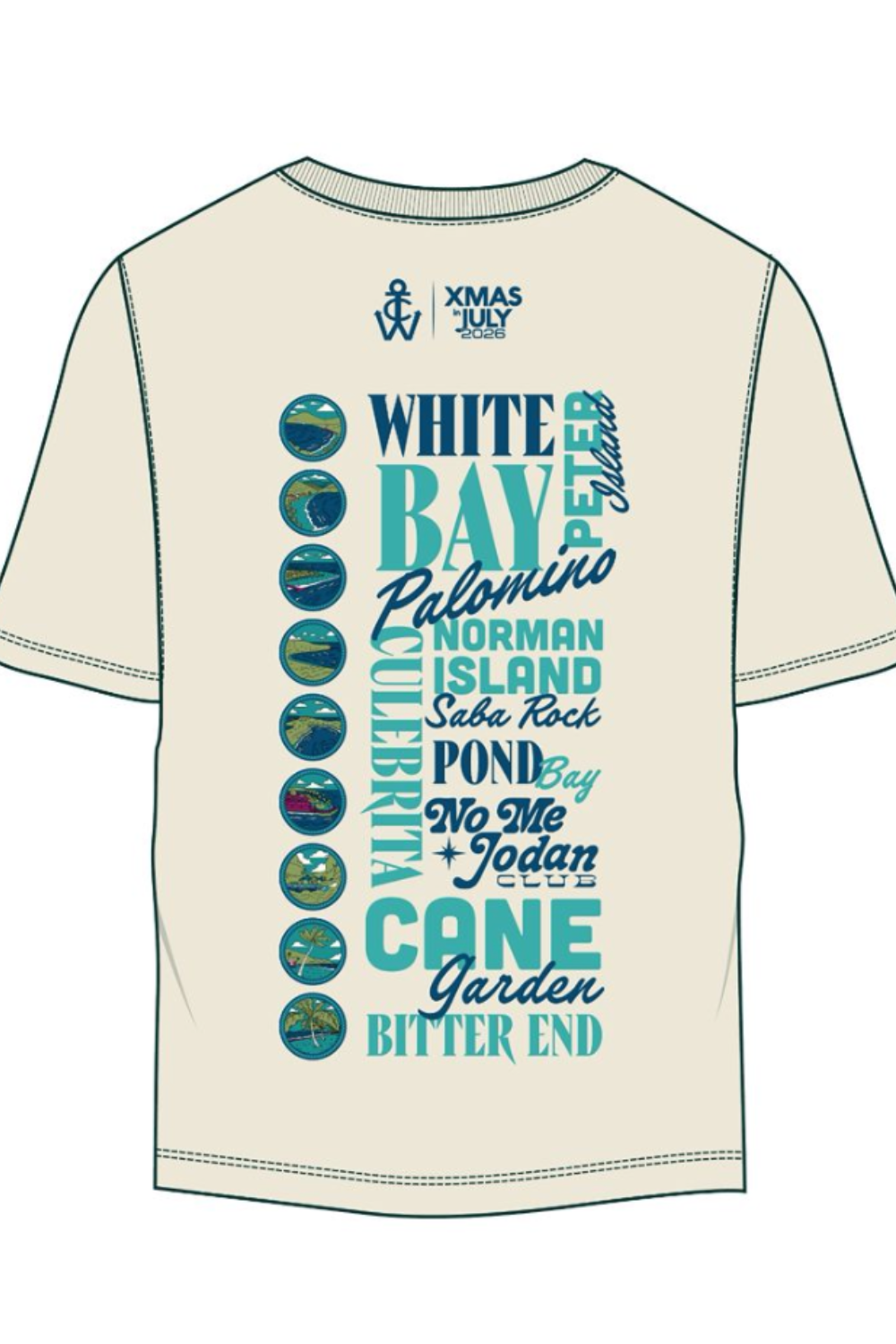 XIJ x NMJC Destinations - Short Sleeve Crew Neck