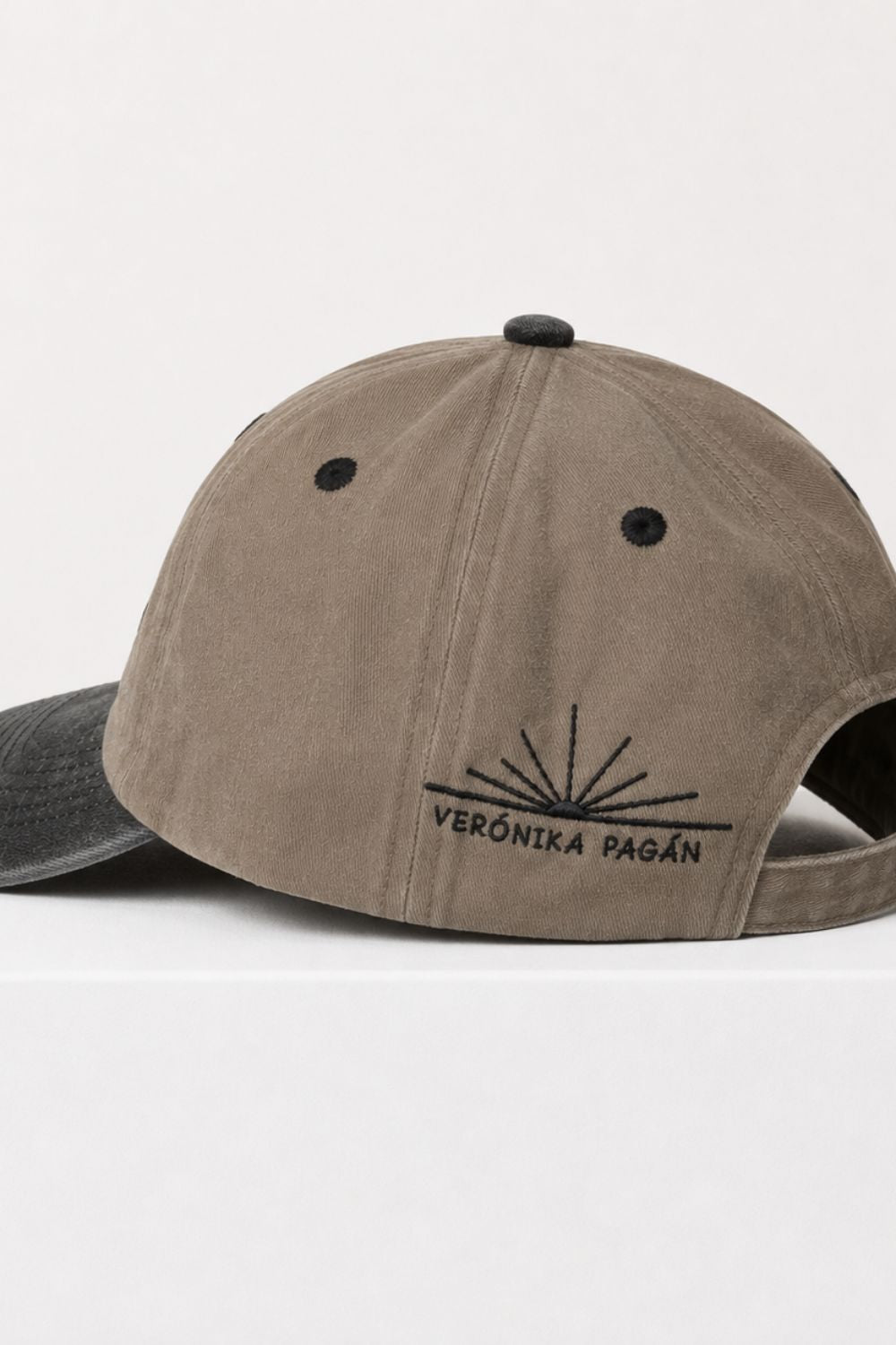 NMJC Shield Cap - Vintage Wash Khaki/Black (Bestseller)