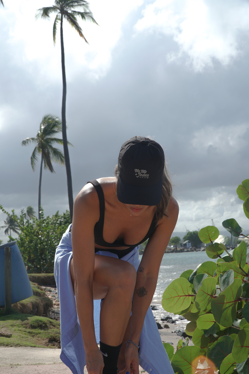 Holiday Bundle - Your essentials, upgraded. Get the Waterproof "No Me Jodan Club" Performance Cap + NMJC HydraGrip bottle bundle and save - BLACK