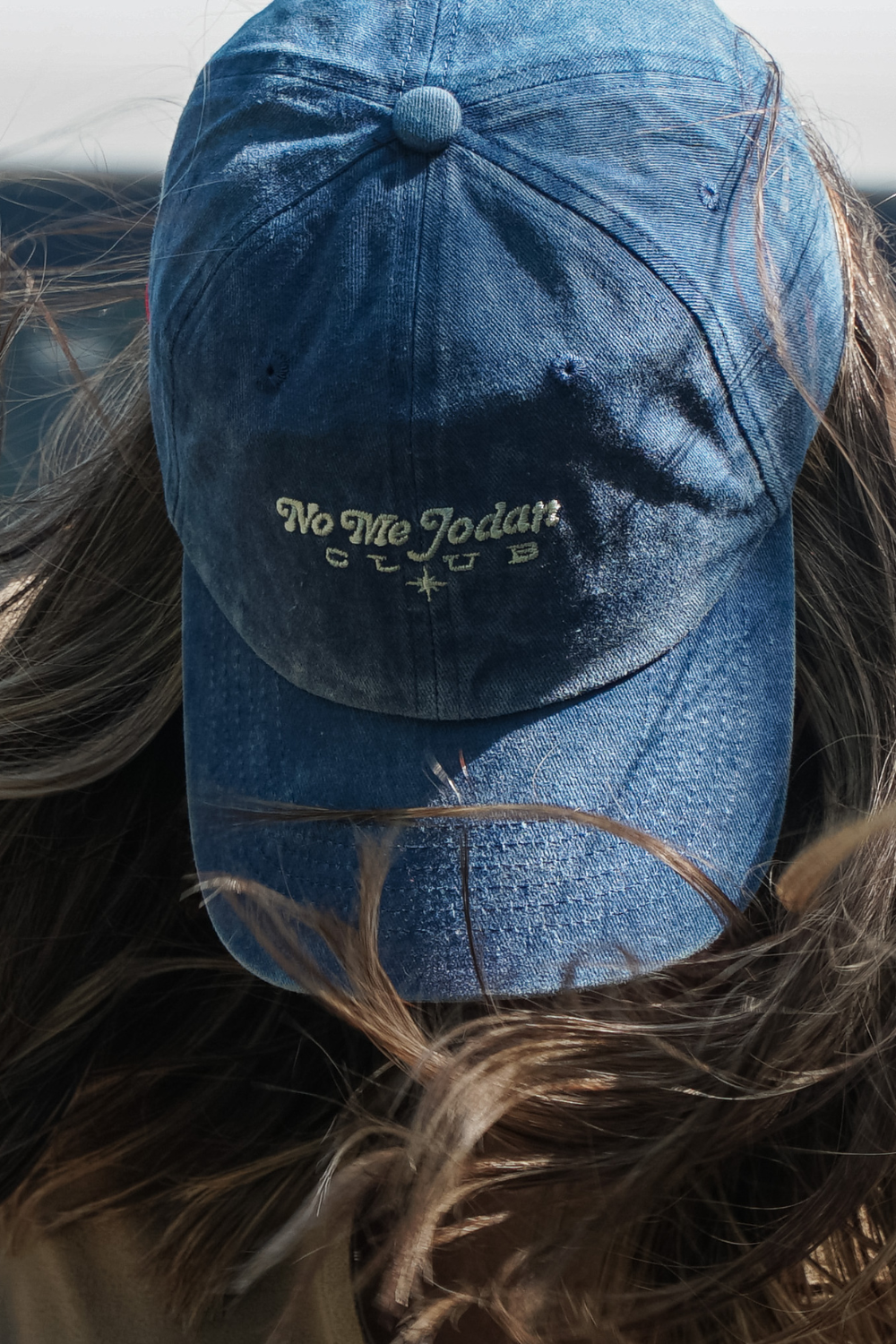 Washed Navy with PR Flag