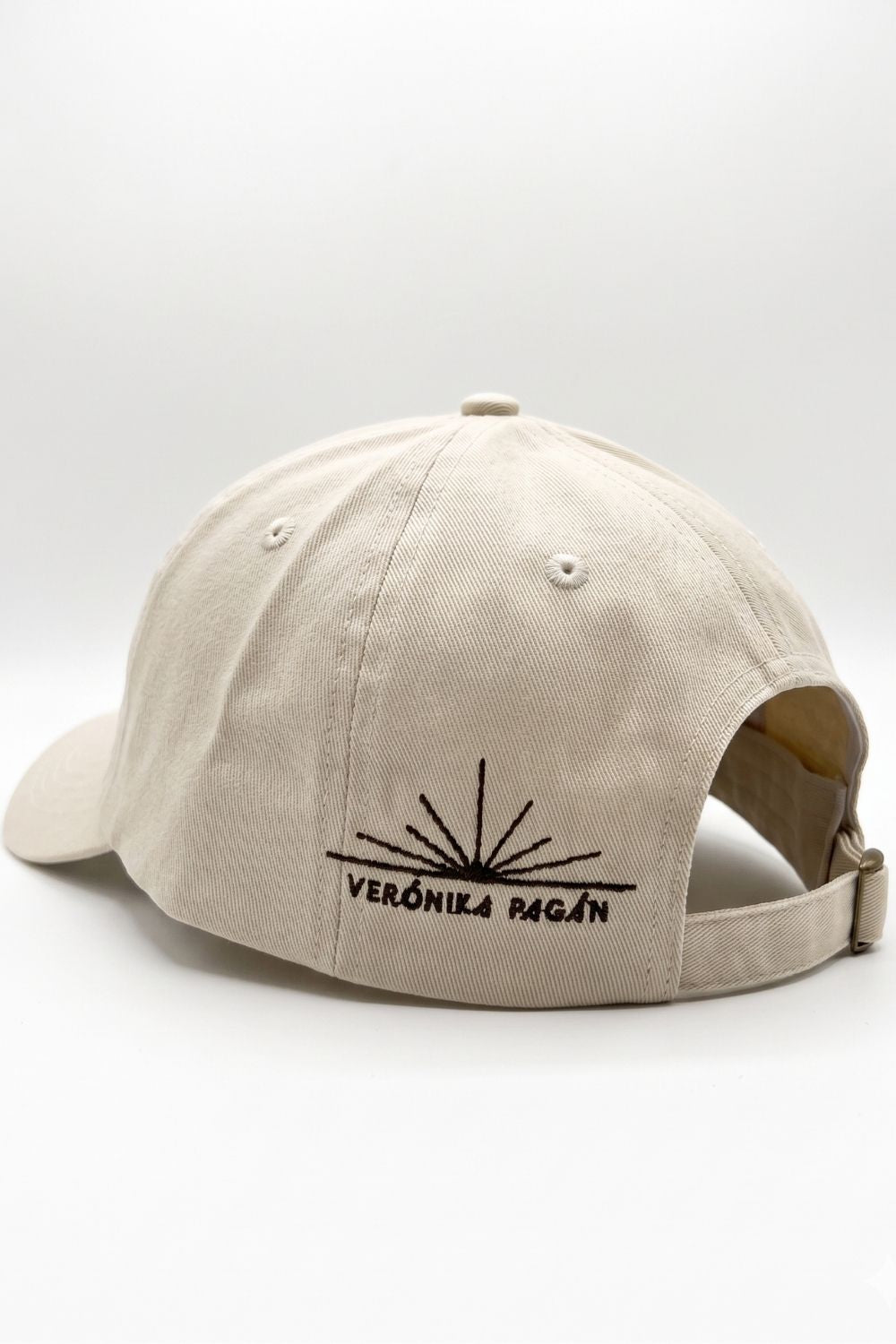 NMJC Minimal - Ivory & Chocolate Cap with PR Flag