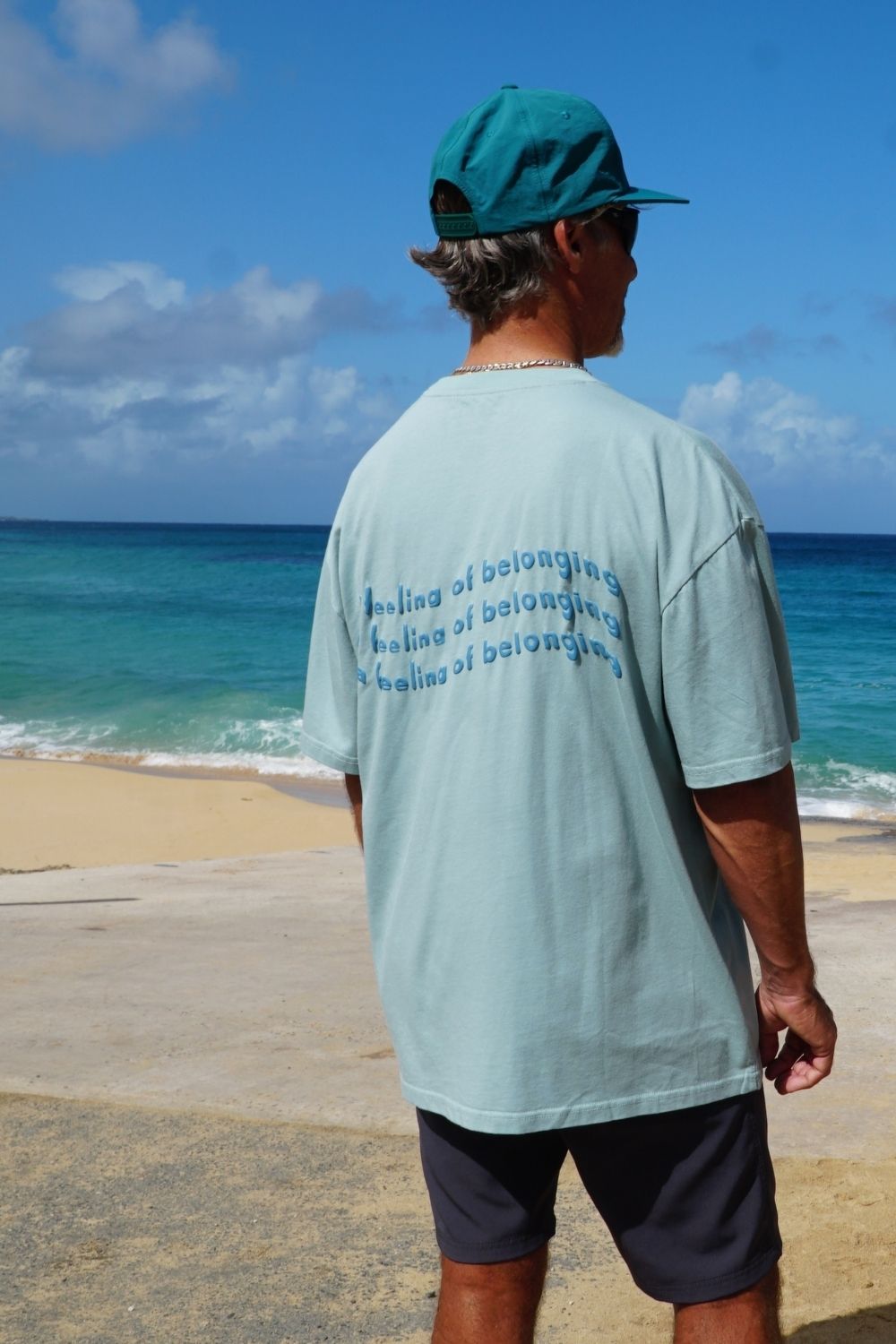 Local "Coast" Nylon Flat Brim - Teal