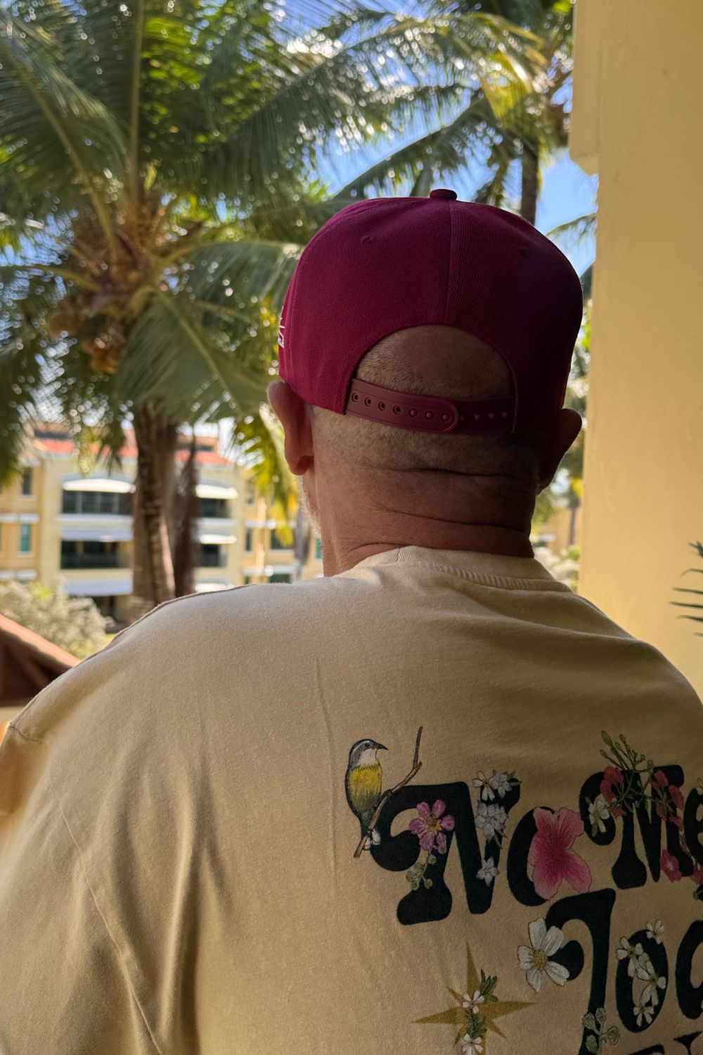 NMJC Structured Snapback - Black with PR Flag