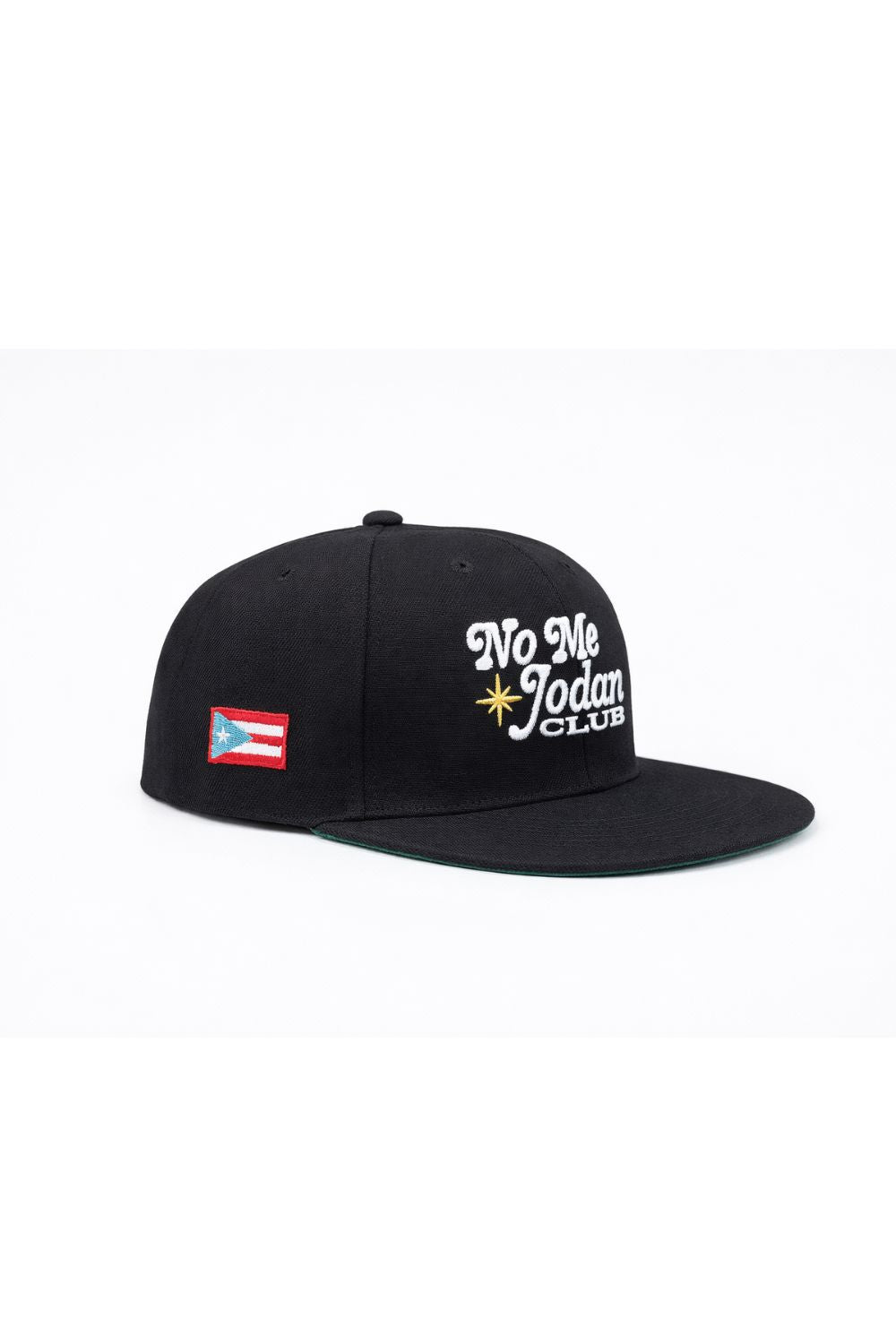 NMJC Structured Snapback - Black with PR Flag