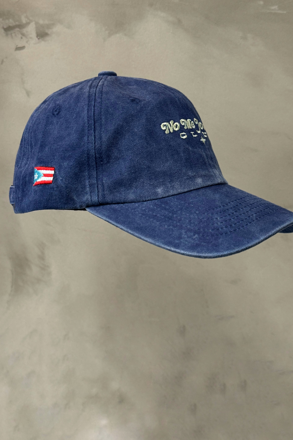 Washed Navy with PR Flag