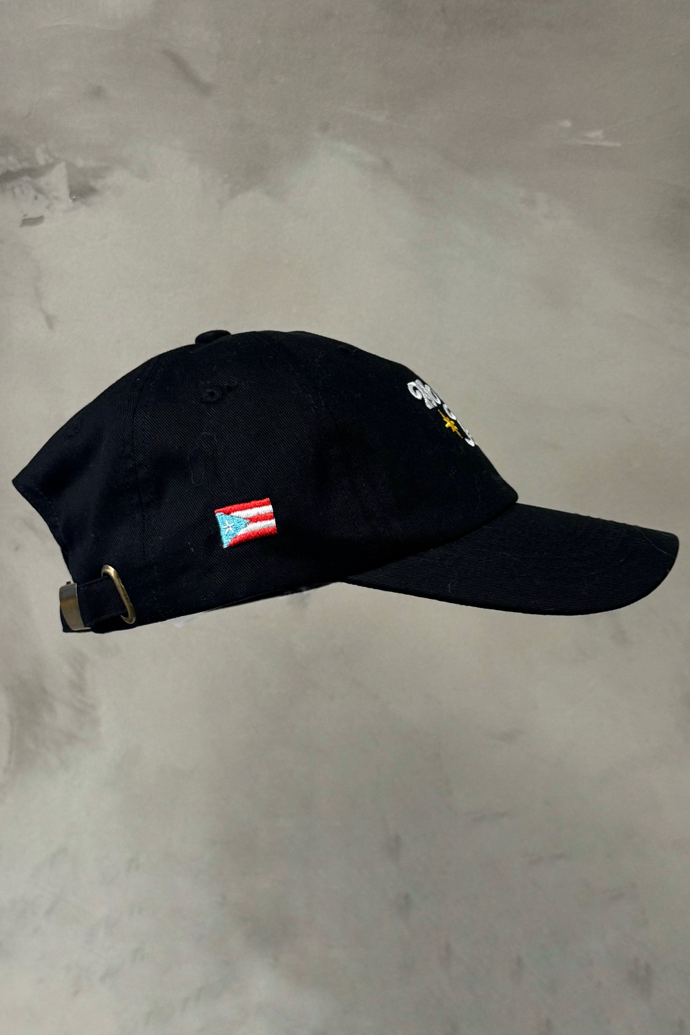 Black with PR Flag