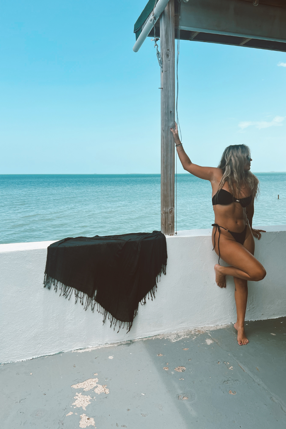Sol String Bottom Black