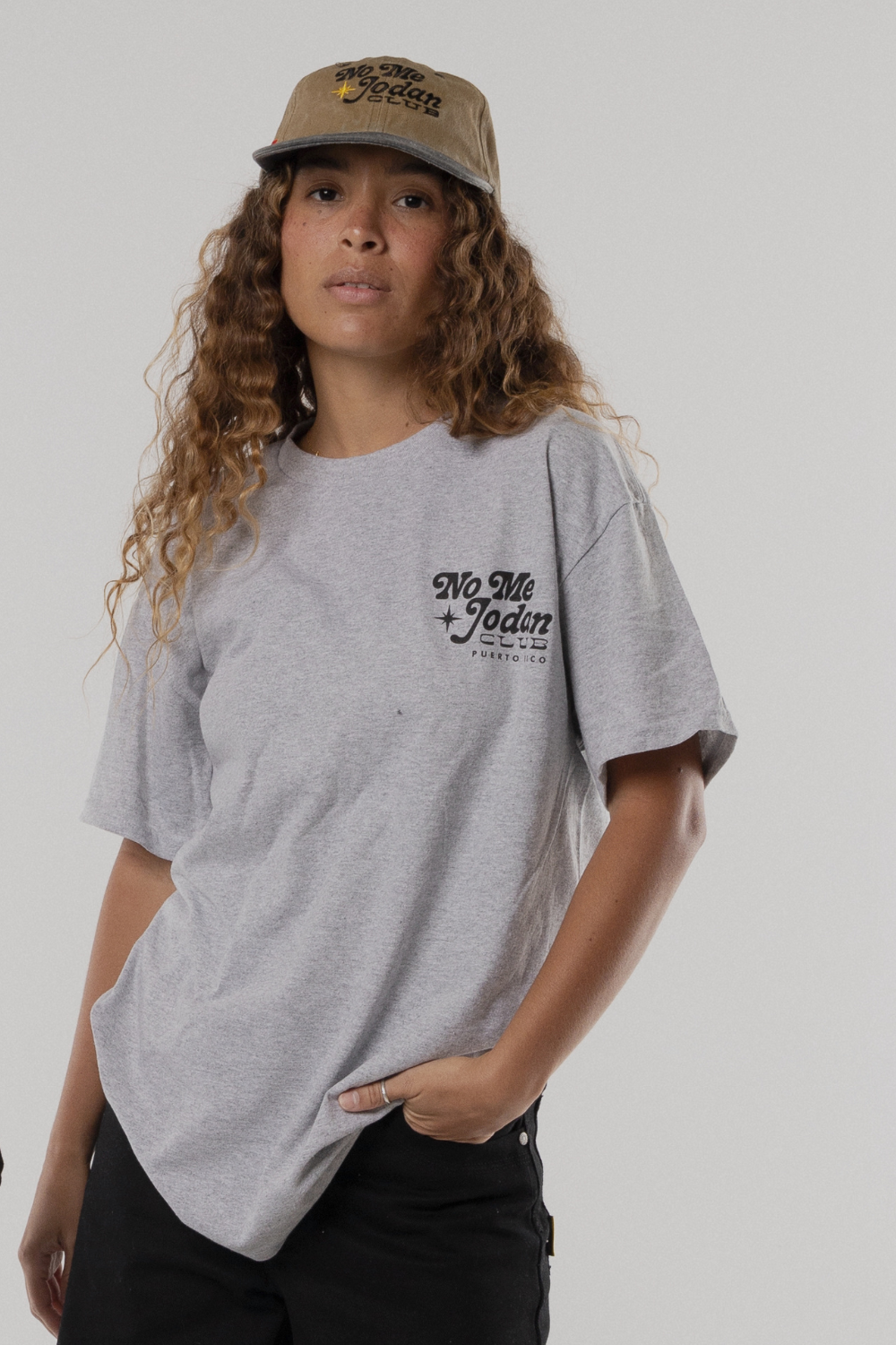 Washed Khaki with PR Flag