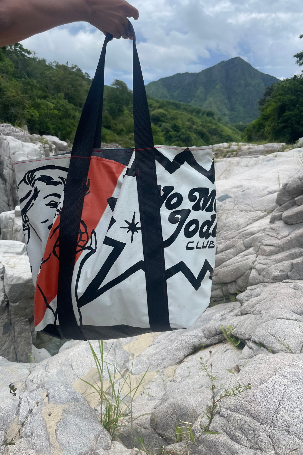 No Me Jodan Club / Eco Weekender Bag / Handmade
