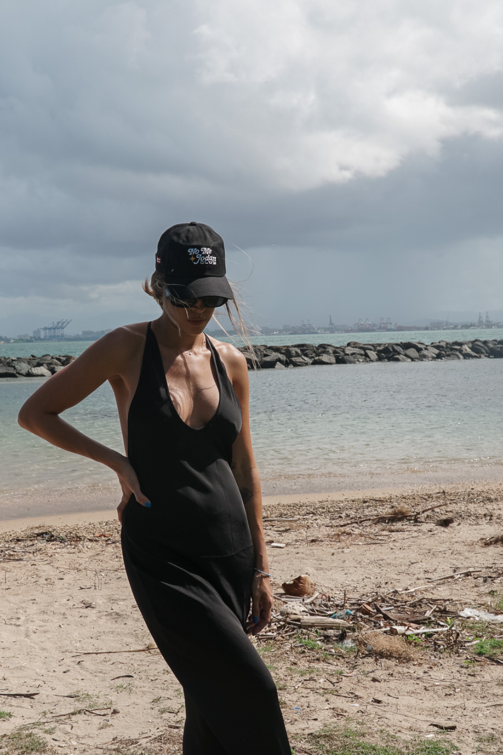 Black with PR Flag