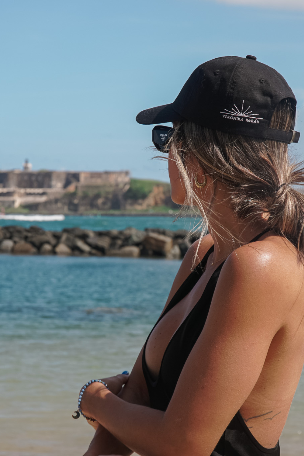 NMJC Shield Cap - Black with PR Flag (Bestseller)