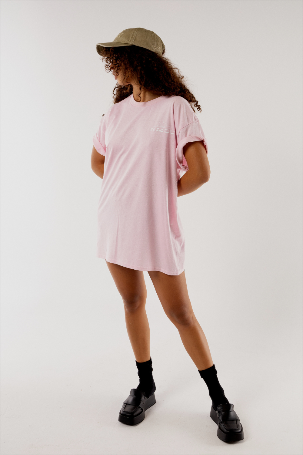 NMJC Tone-on-Tone Cap - Washed Beige with PR Flag