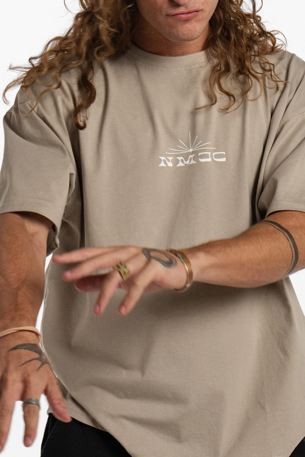 NMJC Essential Greige T-shirt