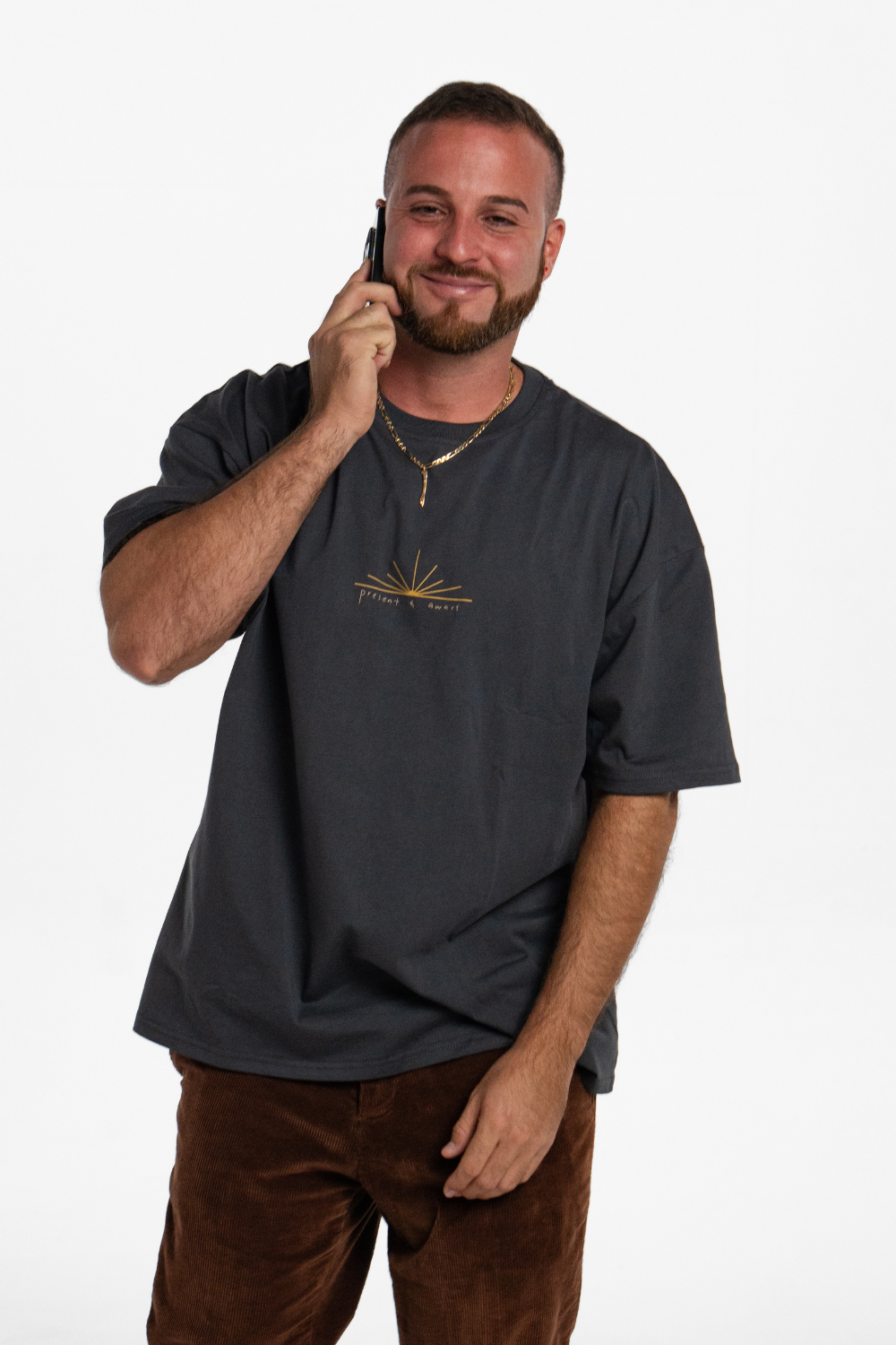 Present & Aware Charcoal T-shirt