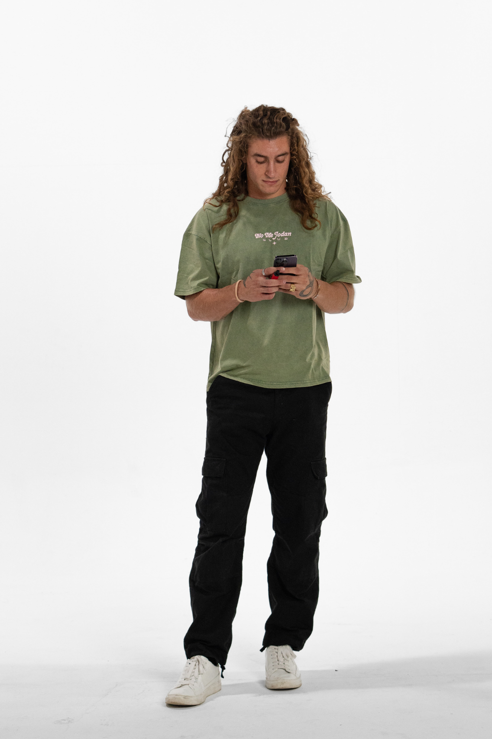 Blooming! Washed Green T-Shirt