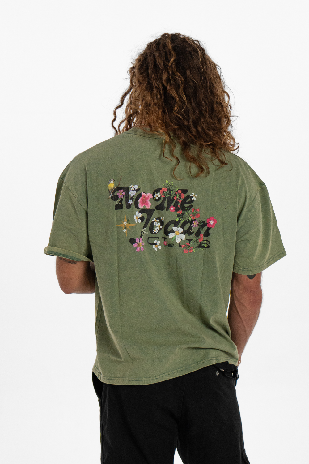 Blooming! Washed Green T-Shirt