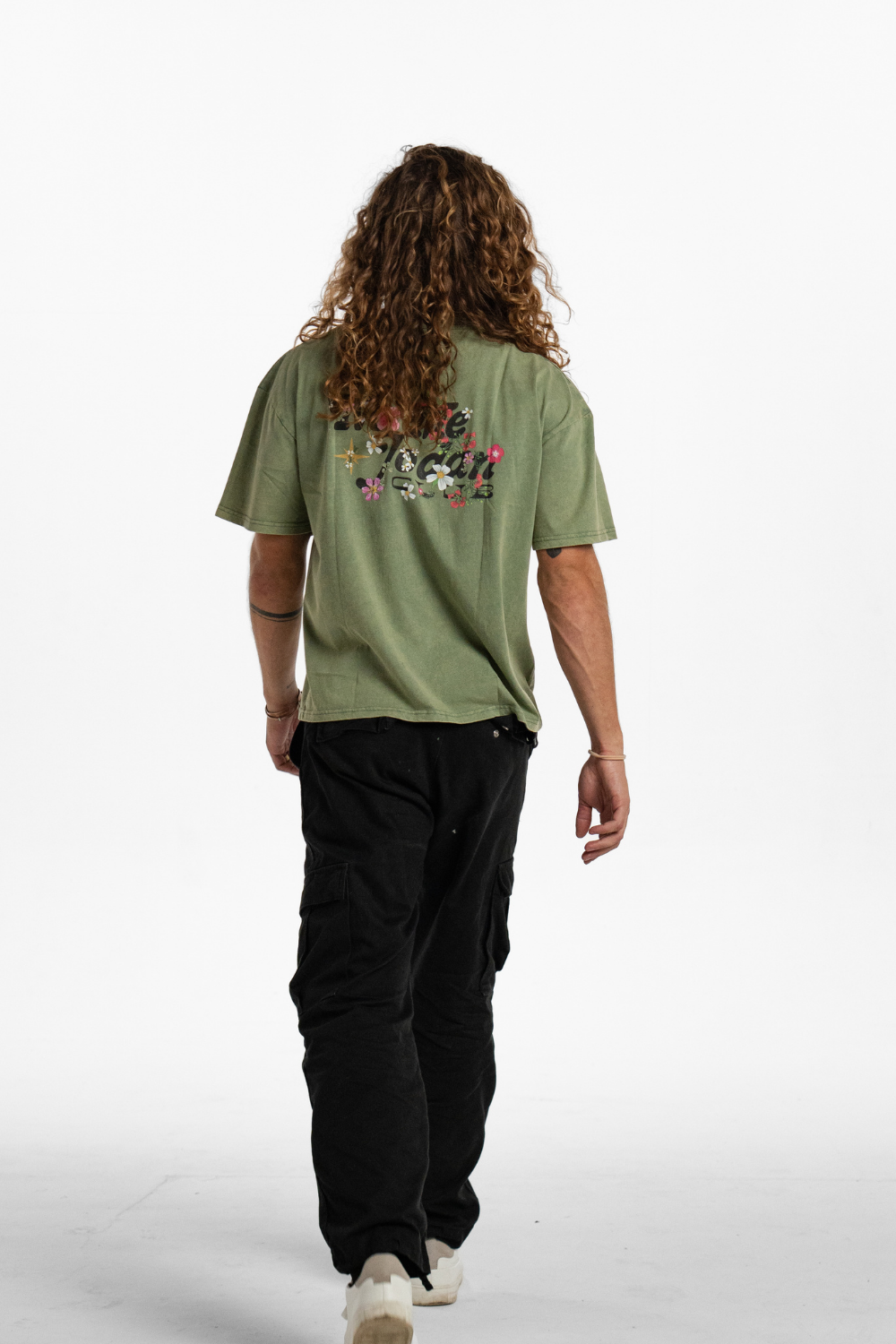 Blooming! Washed Green T-Shirt