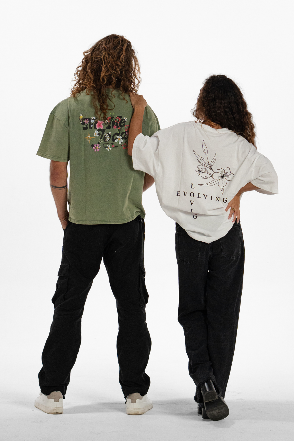 Evolving & Loving Crisp White T-shirt