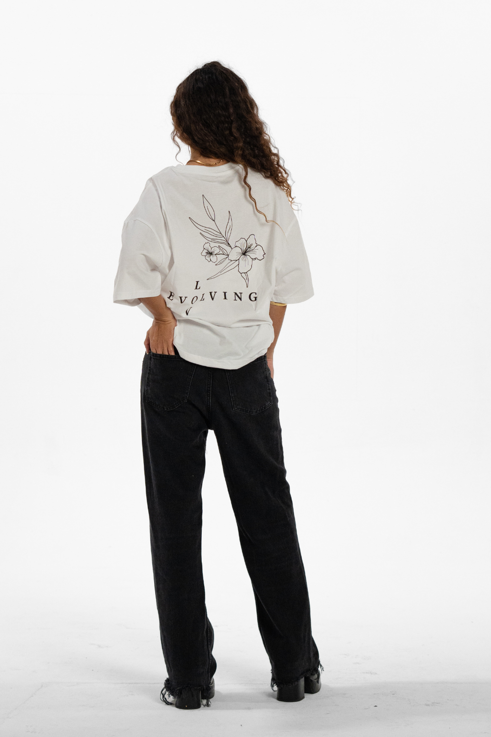 Evolving & Loving Crisp White T-shirt