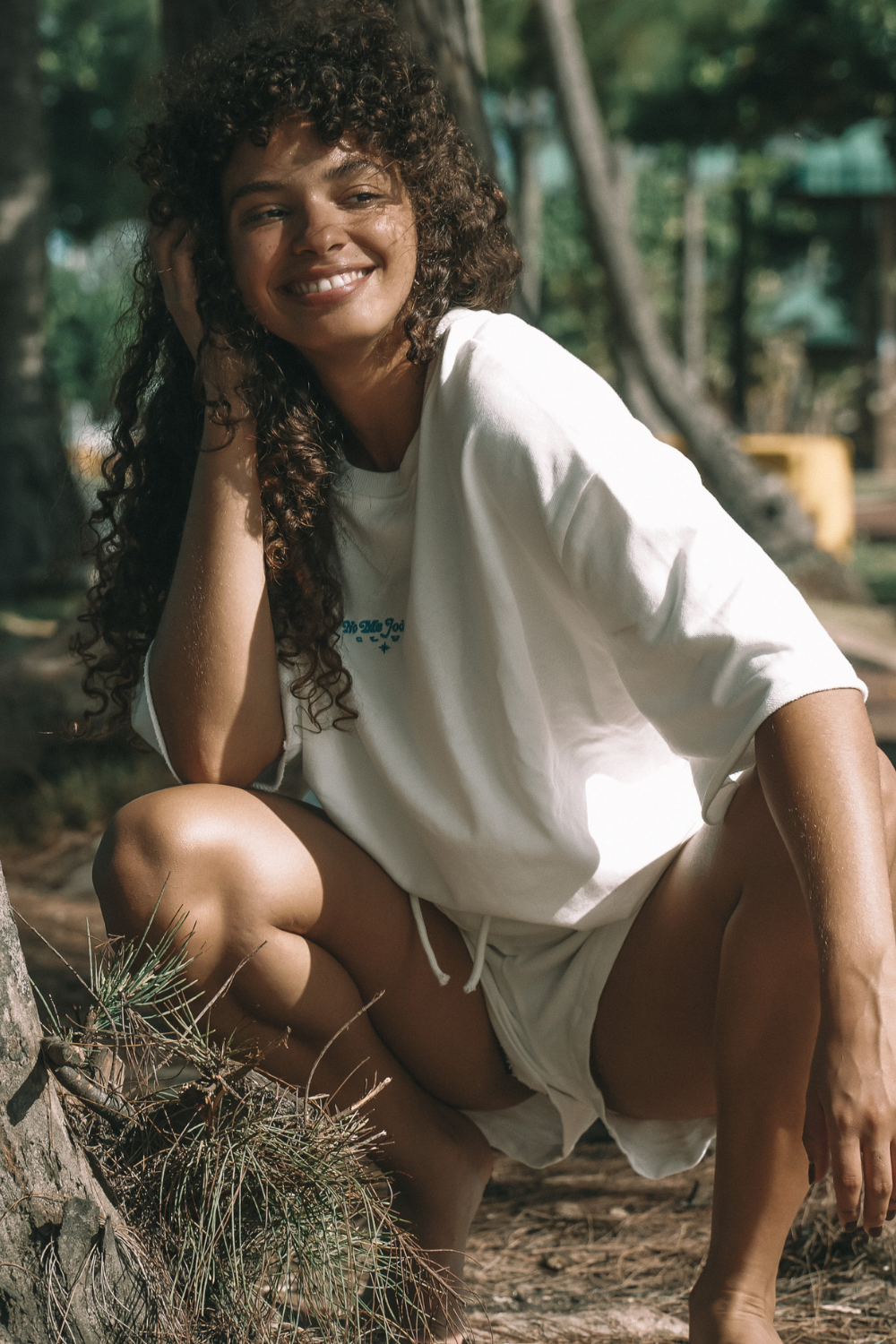 Tropical Swera' Set - White