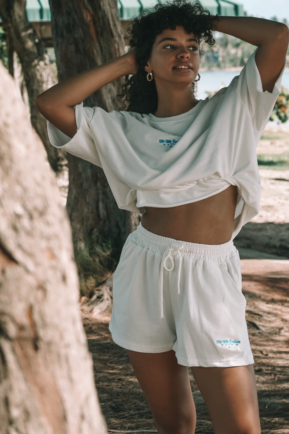 Tropical Swera' Set - White