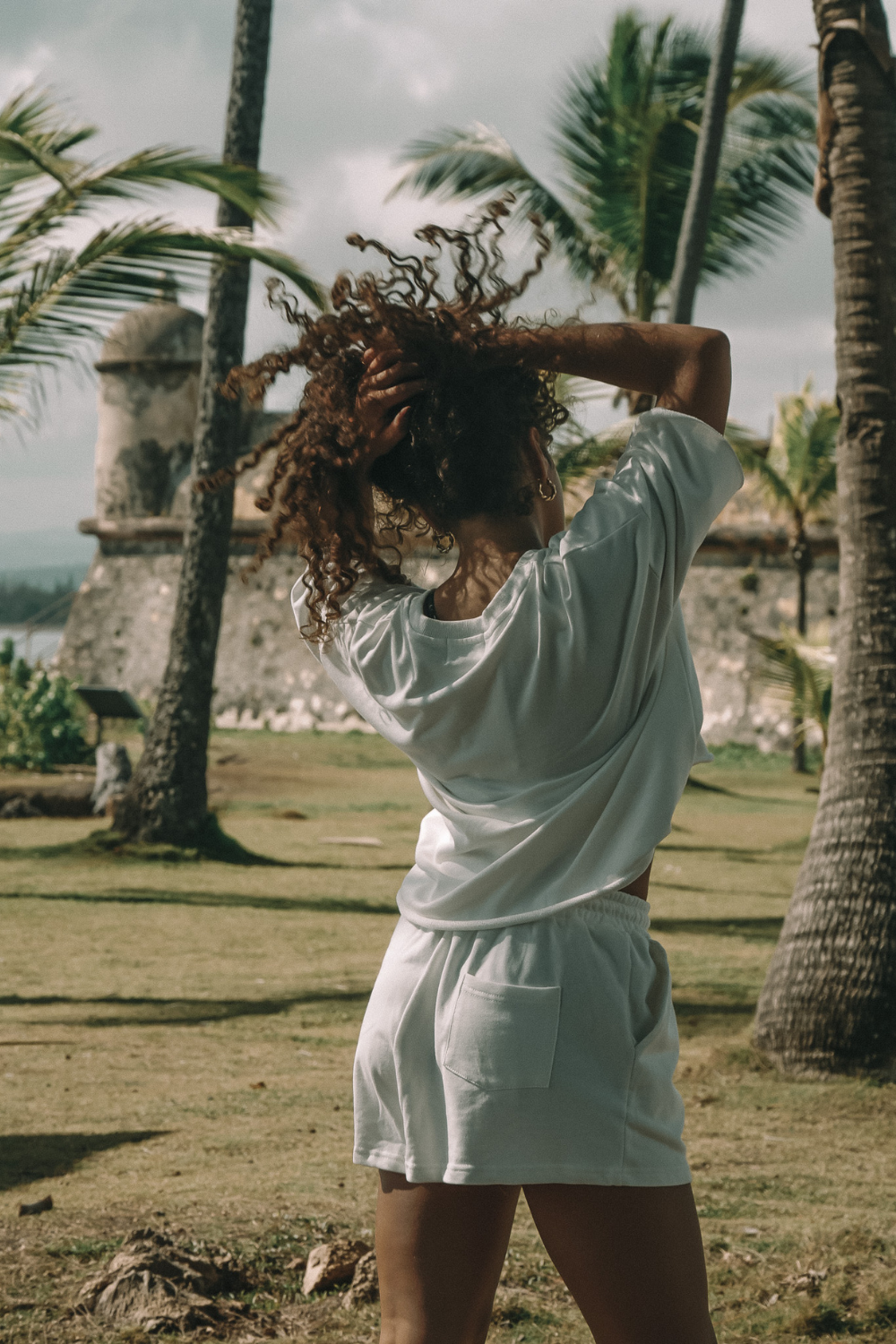 Tropical Swera' Set - White