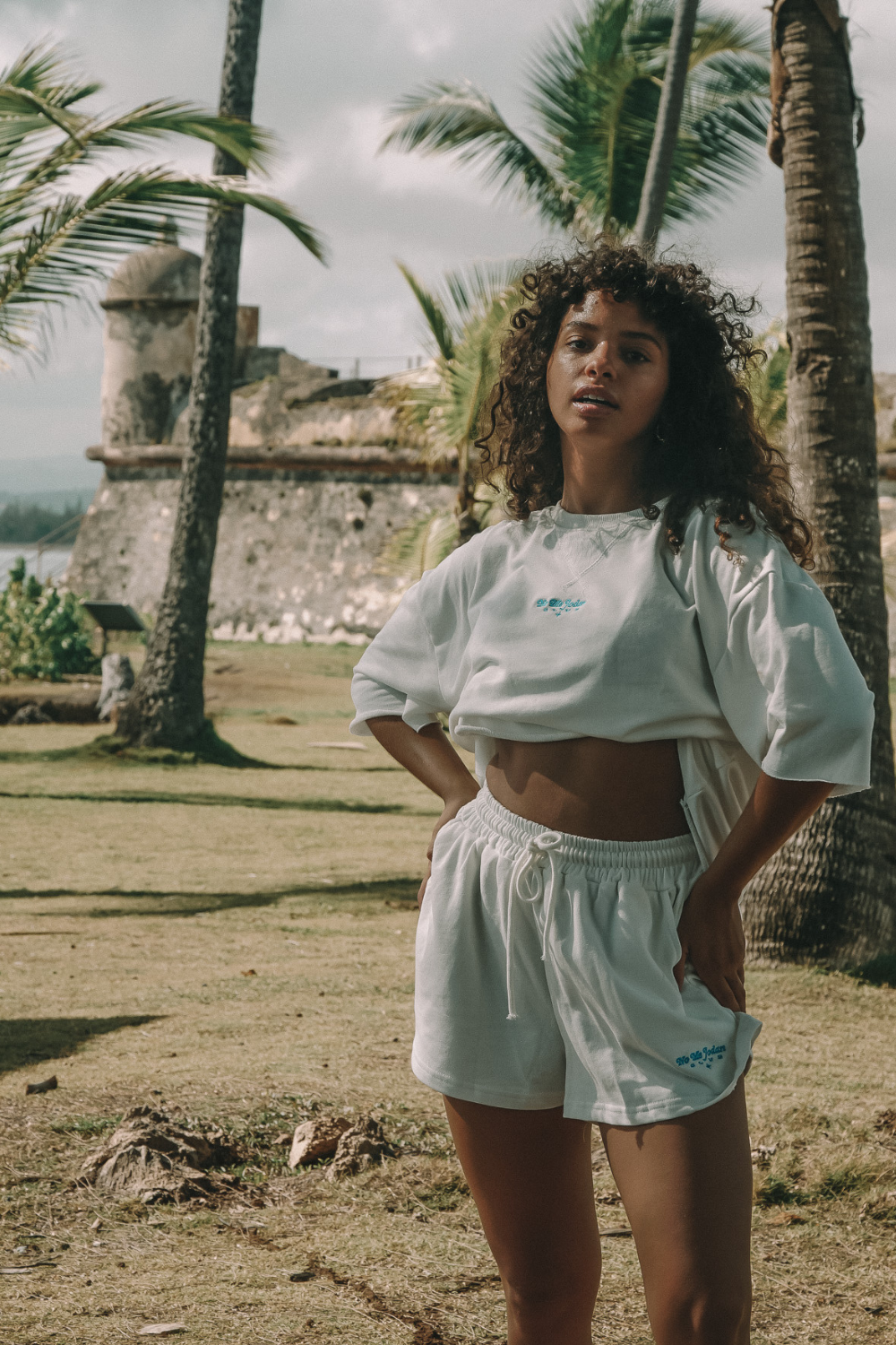 Tropical Swera' Set - White