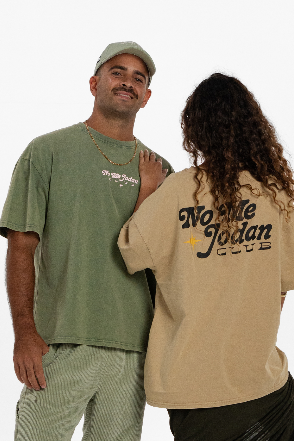 Evolving & Loving Washed Sand T-shirt