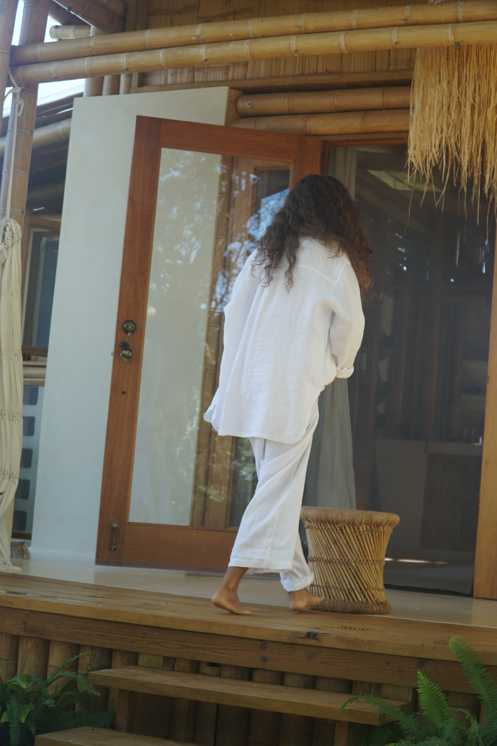 Duna - Linen Long Sleeve Blouse