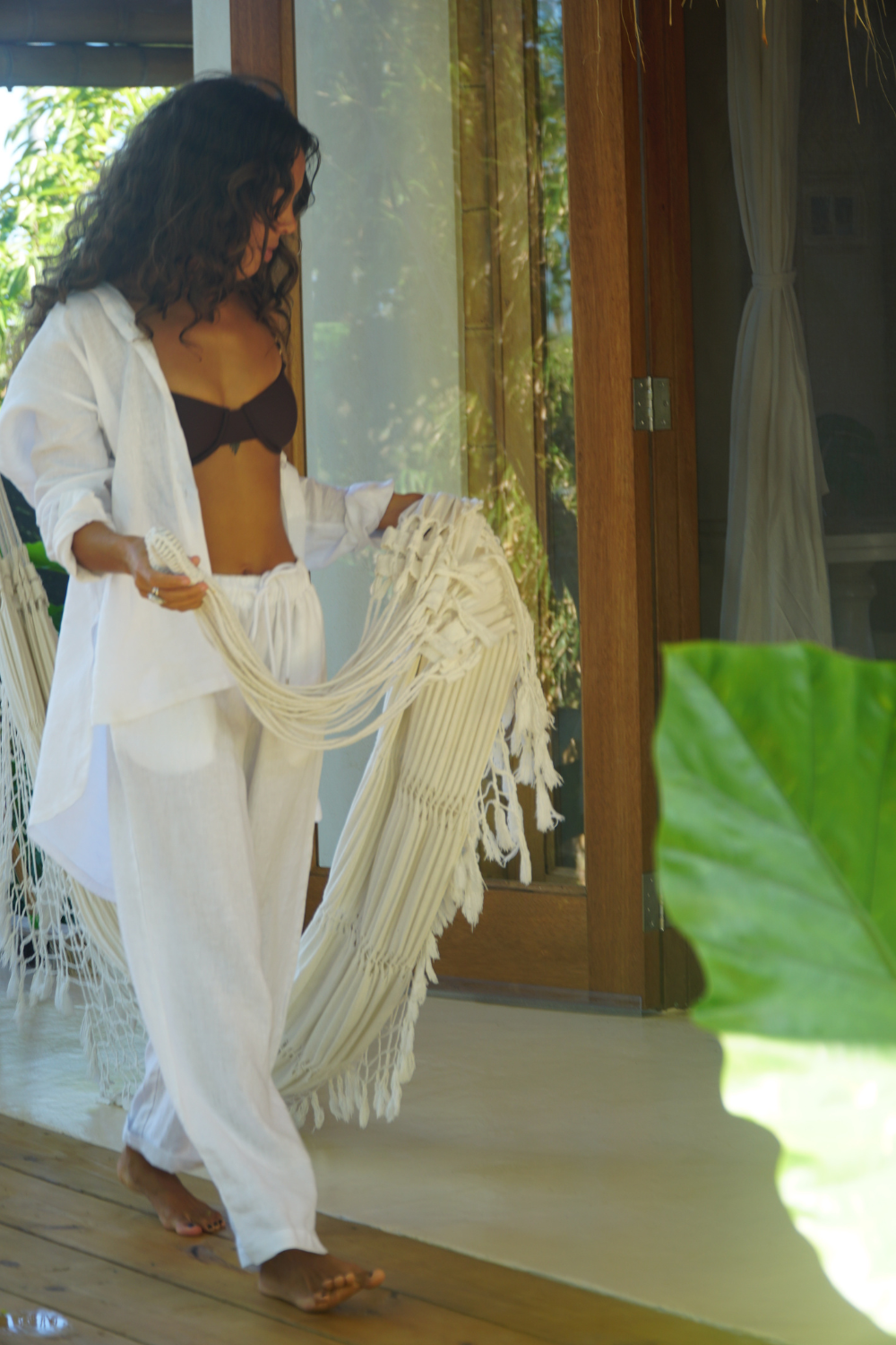 Duna - Linen Long Sleeve Blouse