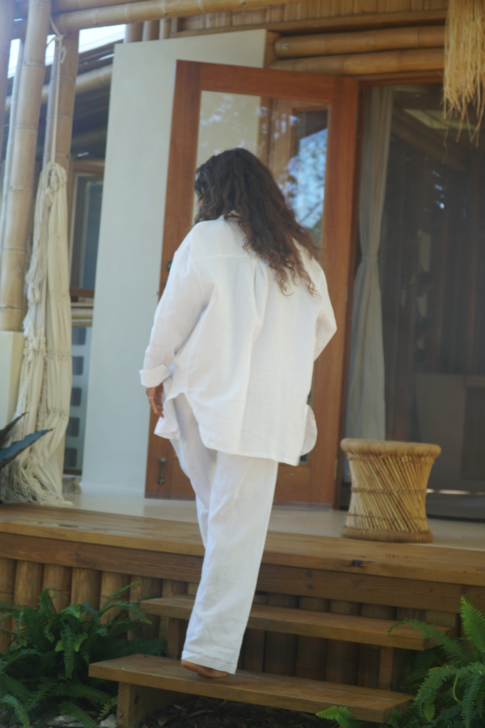 Duna - Linen Long Sleeve Blouse