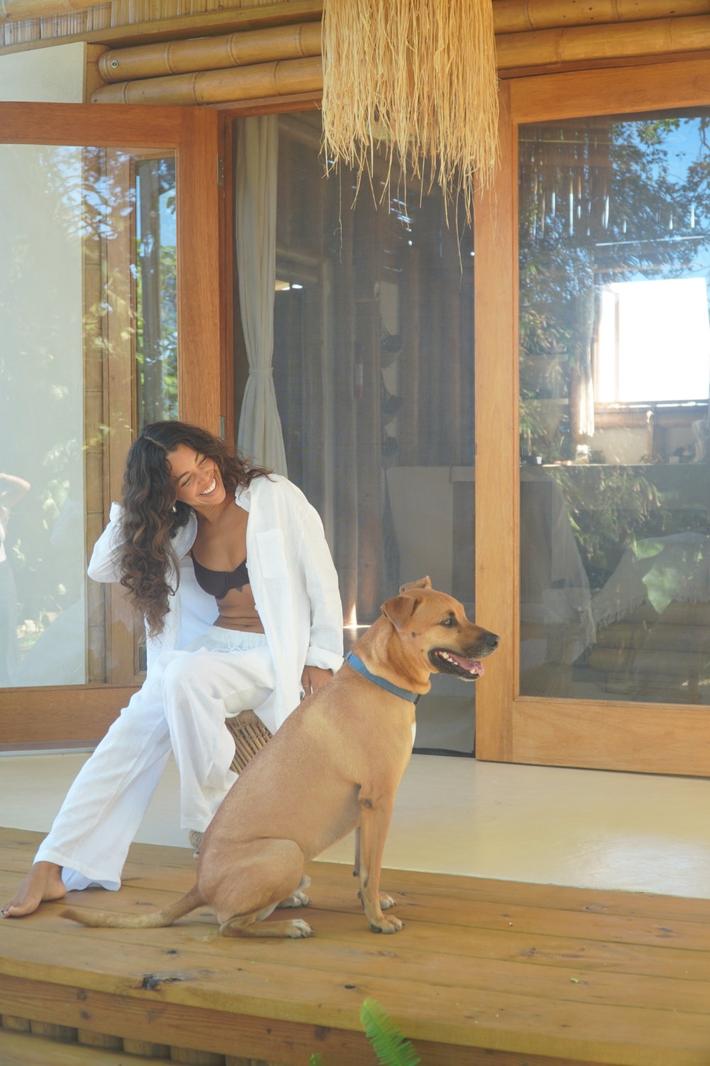 Duna - Linen Long Sleeve Blouse