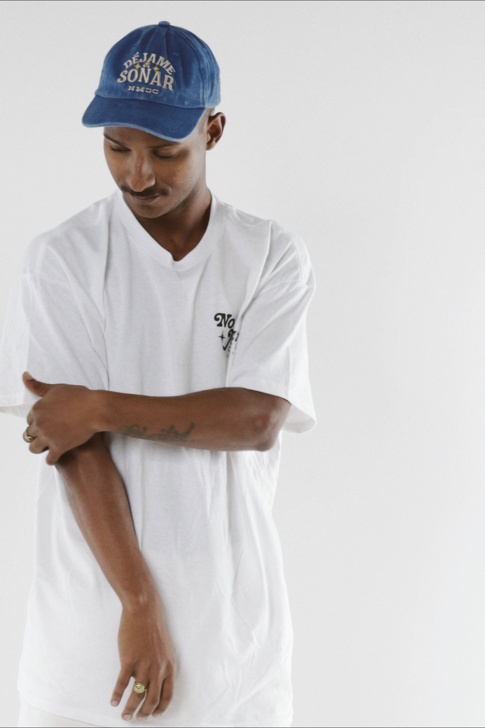 Washed Blue with PR Flag