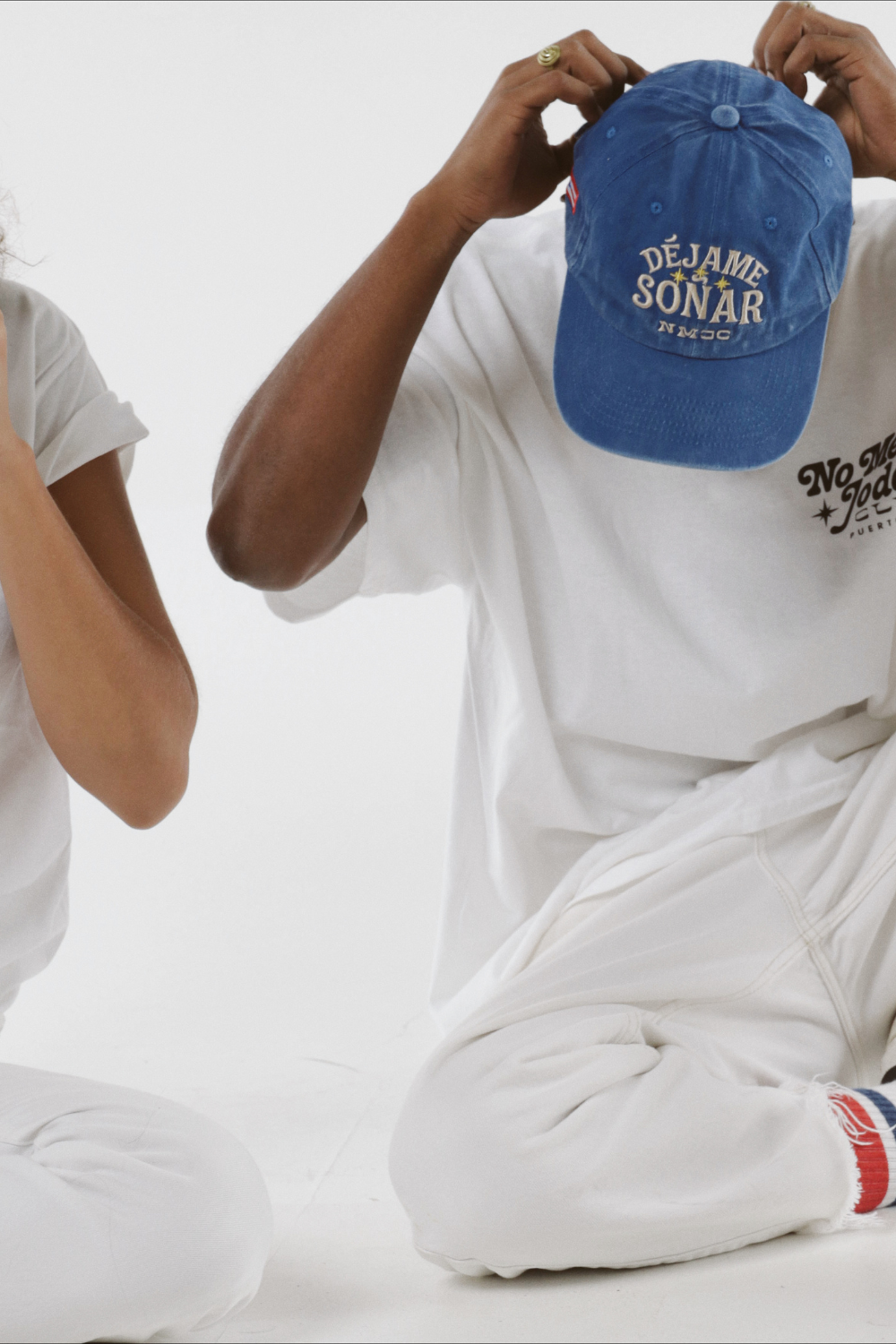 Washed Blue with PR Flag