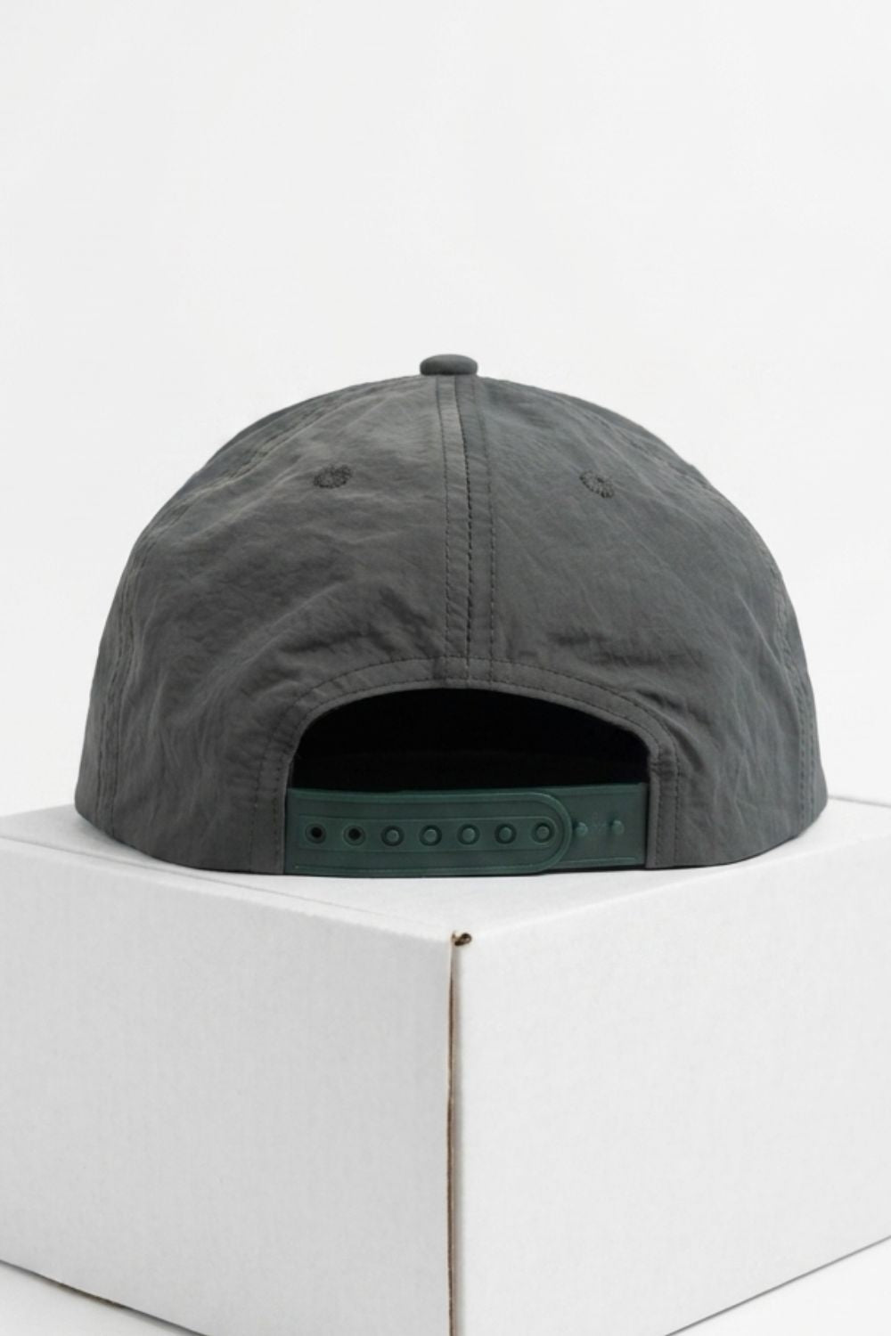Local "NMJC" Nylon Flat Brim - Charcoal