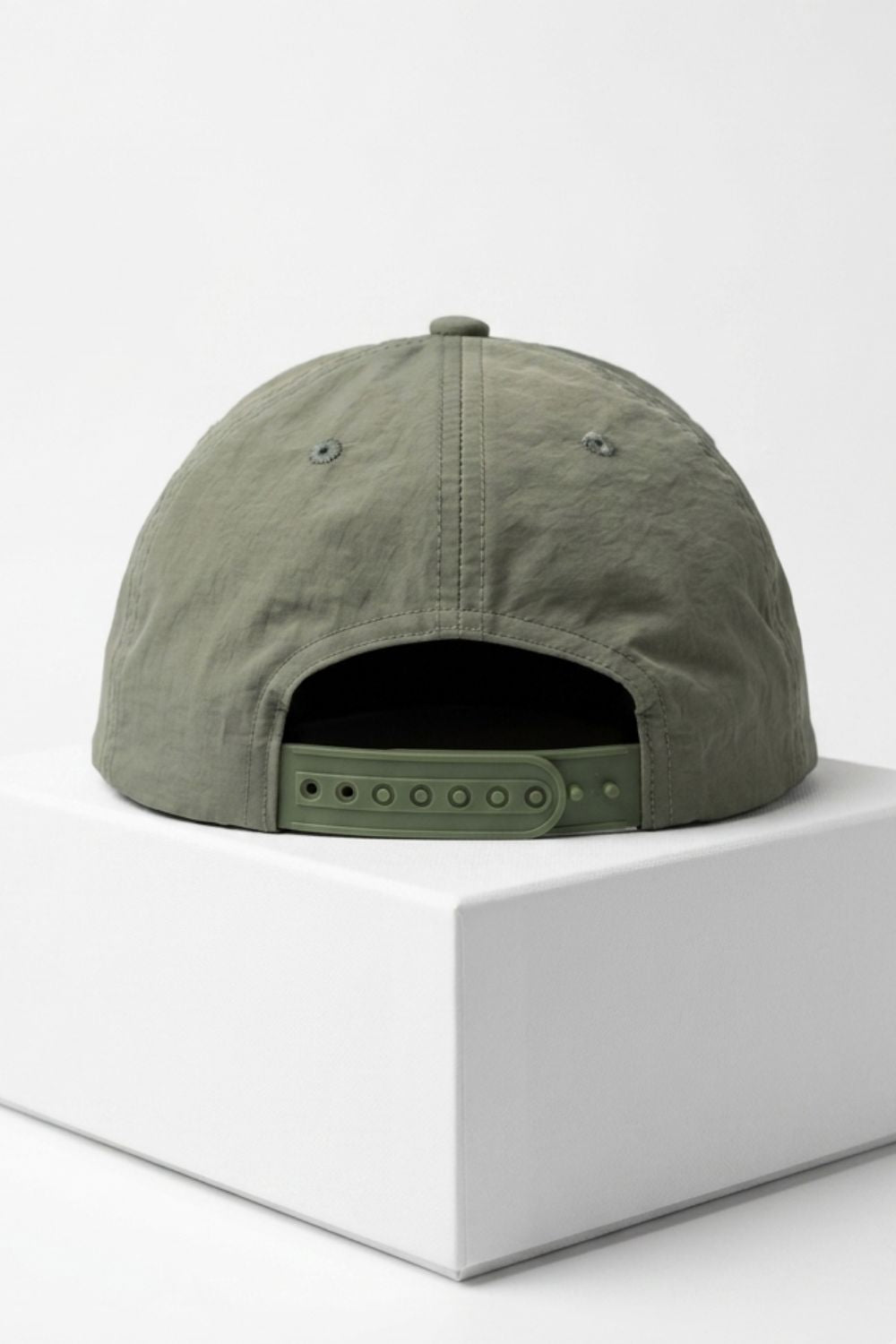 Local "NMJC" Nylon Flat Brim - Gray