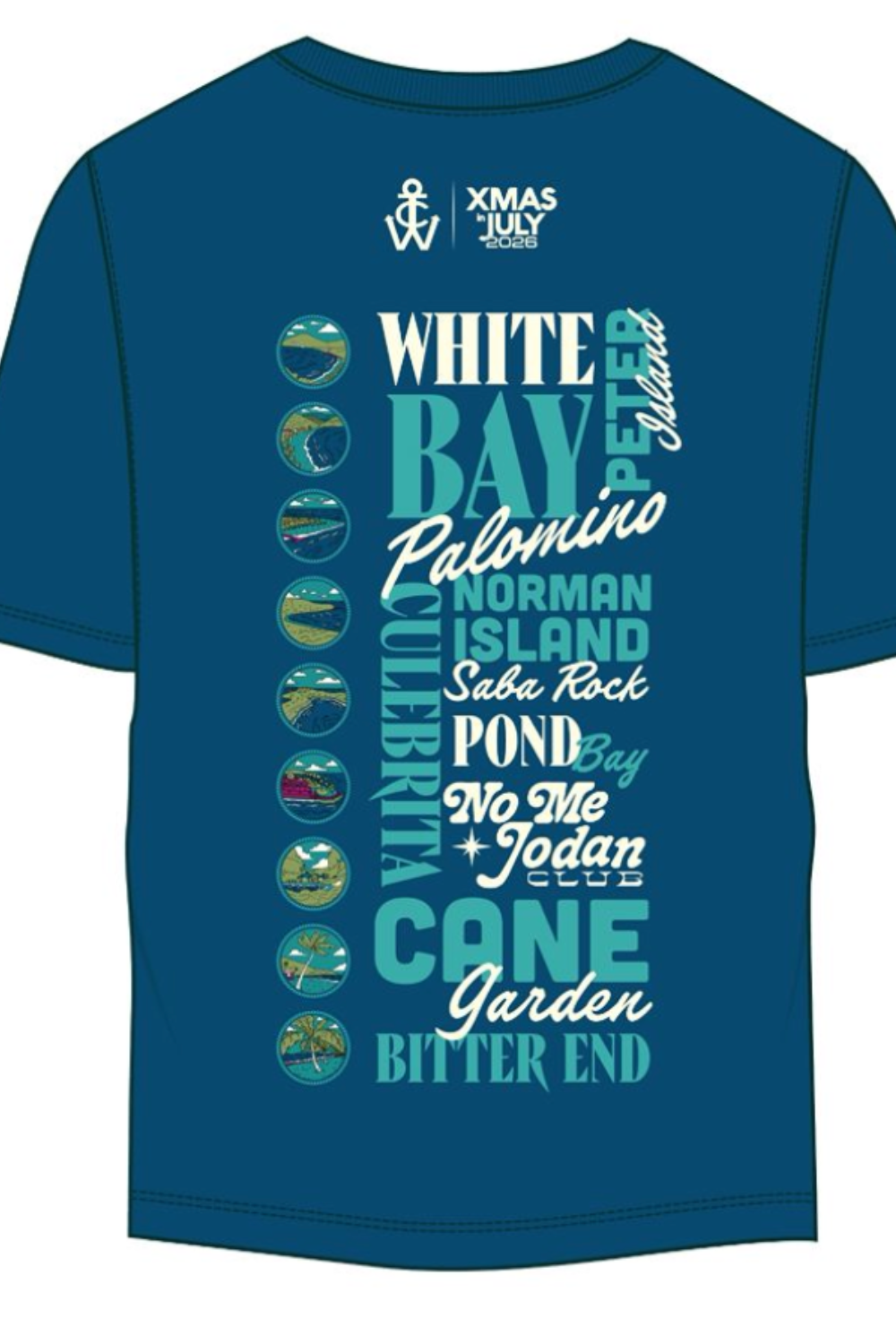 XIJ x NMJC Destinations - Short Sleeve Crew Neck