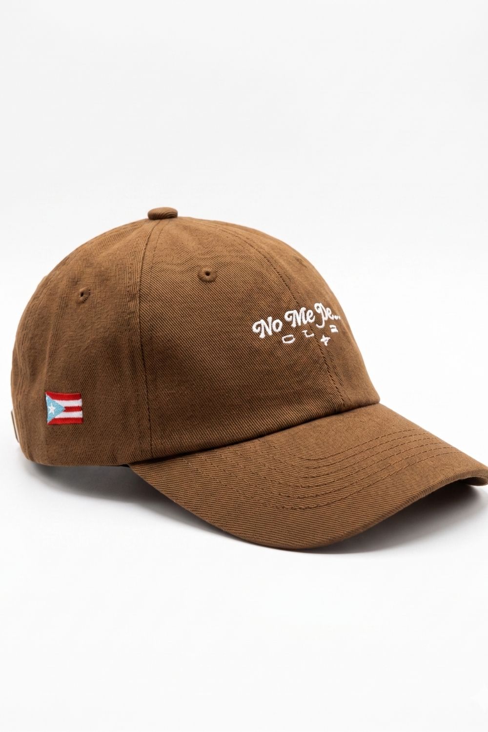 NMJC Minimal - Brown Cap with PR Flag