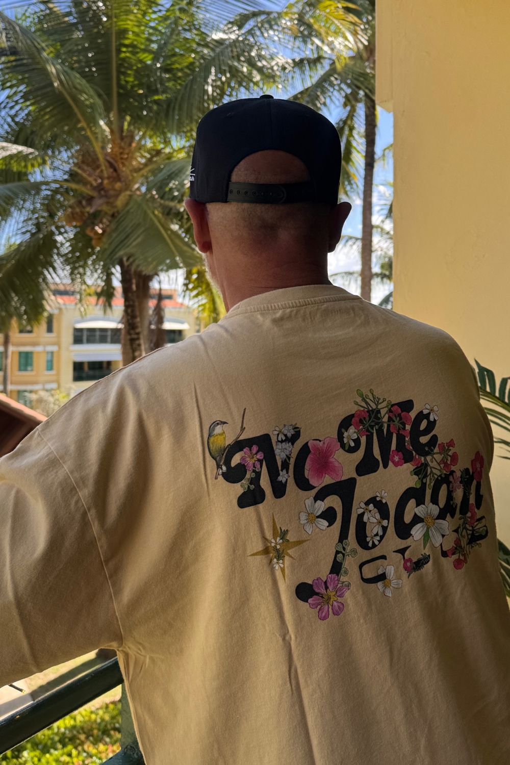 NMJC Structured Snapback - Black with PR Flag