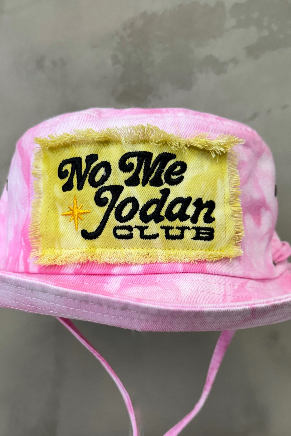 Patch Bucket Hat - Pink Tie Dye