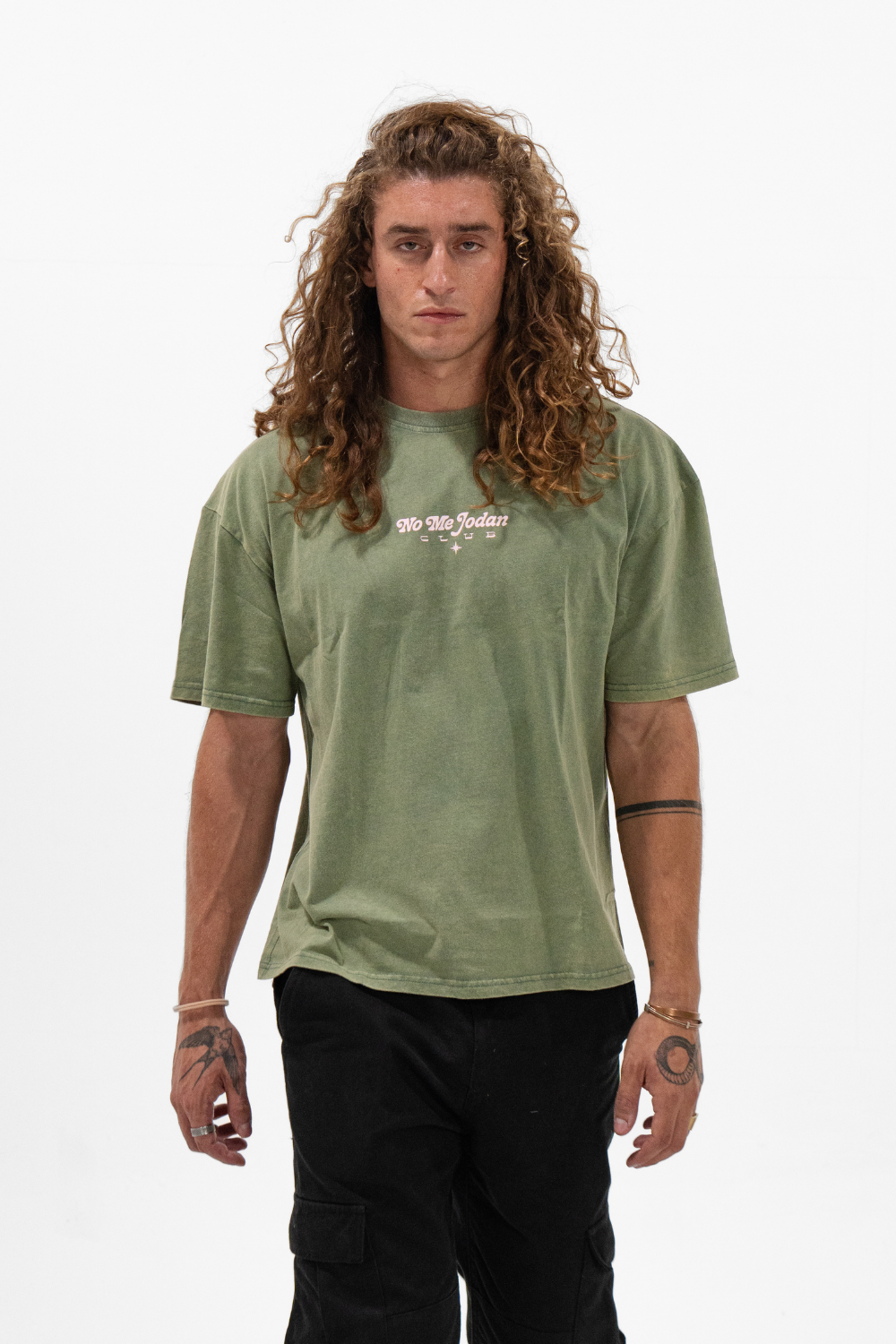 Blooming! Washed Green T-Shirt