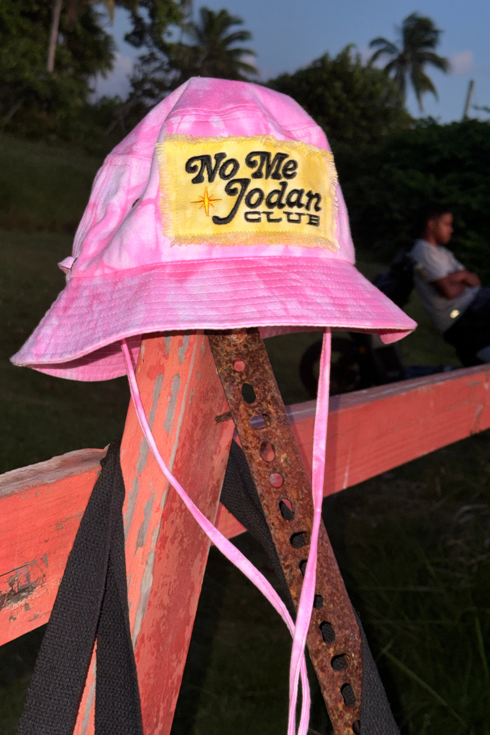 Patch Bucket Hat - Pink Tie Dye