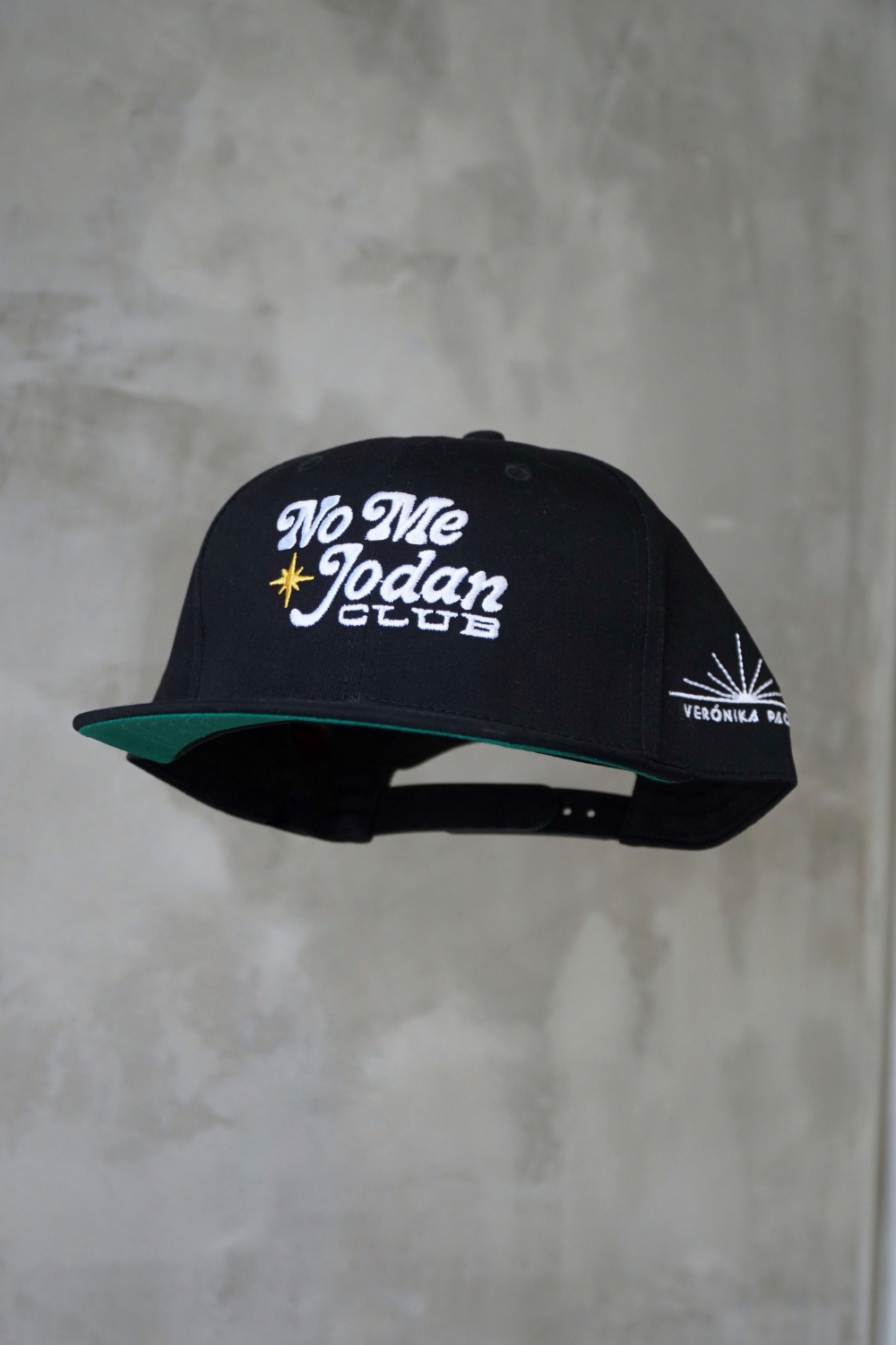 Black Snapback with PR Flag