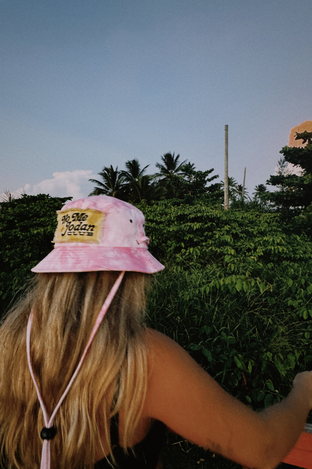 Patch Bucket Hat - Pink Tie Dye