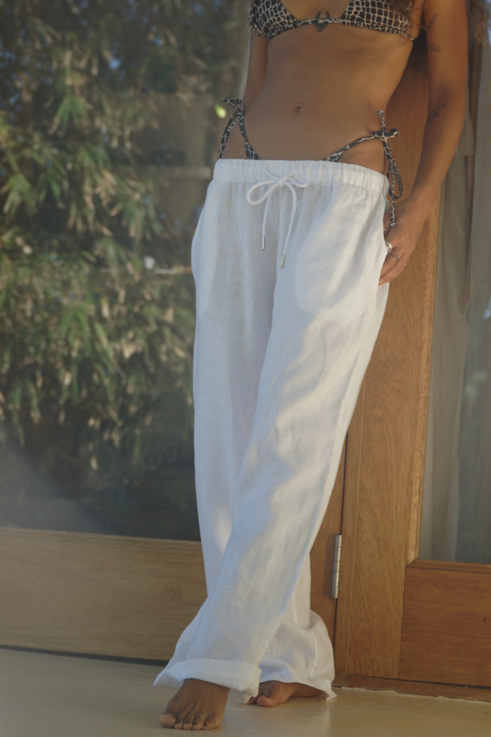 Duna - Linen Wide Leg Pant