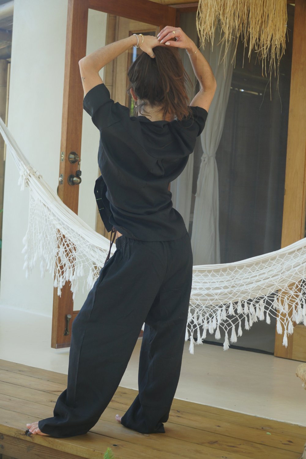 Duna - Linen Wide Leg Pant