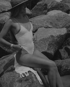 Tranquila one piece  White swimsuit - Veronika Pagan